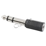 Adapter Klinken 3,5-Bu Stereo/6,35-St Stereo